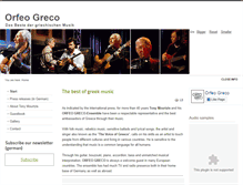 Tablet Screenshot of orfeogreco.de